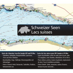 GARMIN TOPO Schweizer Seen/Lacs Suisses V4 microSD
