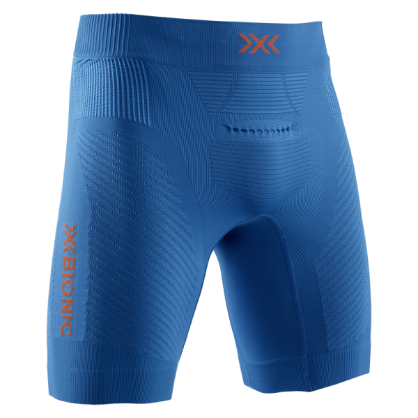 X-BIONIC INVENT 4.0 Run Speed Shorts Men Teal Blue/Kurkuma Orange