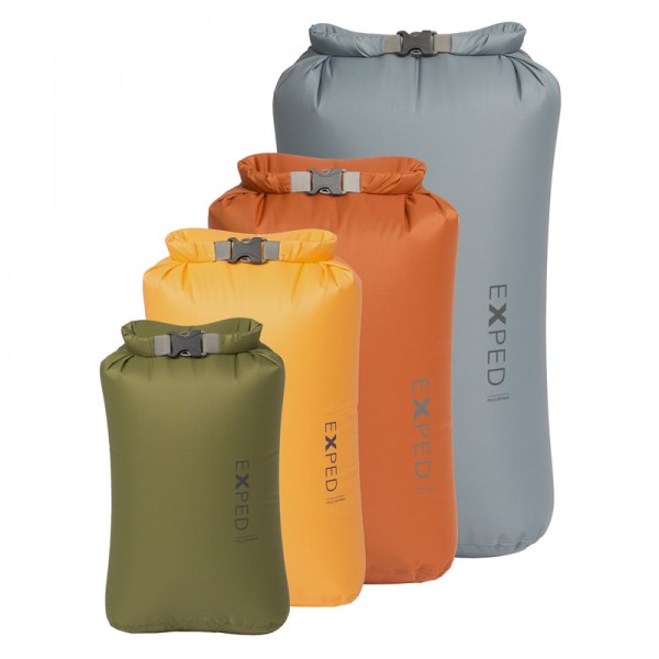 EXPED Fold Drybag 4-Pack (XS-L)