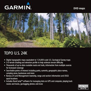 GARMIN TOPO USA 24K West DVD