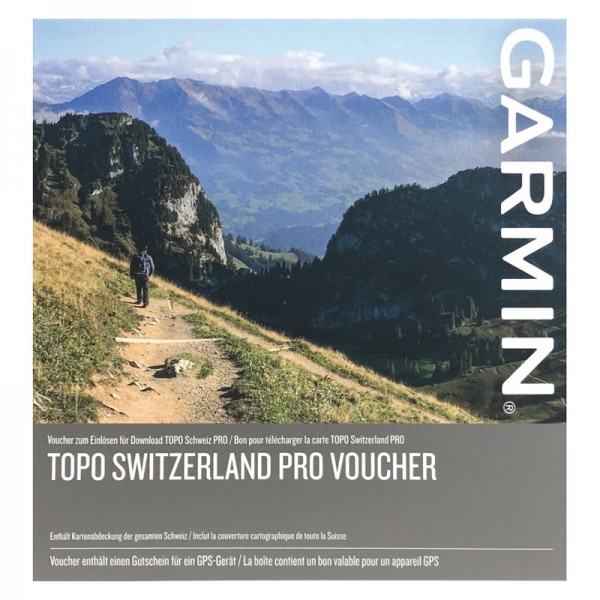 GARMIN TOPO Switzerland PRO Download Voucher